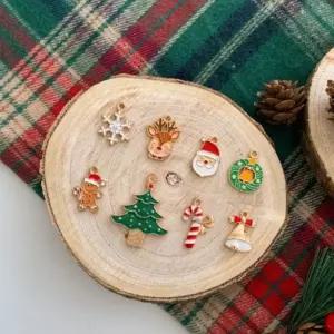 크리스마스 리본 포장 펜던트 악세사리 diy 부자재 크리스마스펜던트