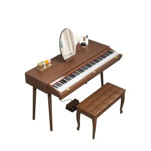 서랍피아노 원목 테이블 편곡용 음악 연습용 서랍형 전자키보드 120x45x80 미디
