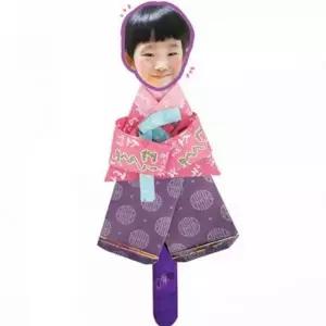 [하프클럽/브이와이]종이 접기 장난감 종이공예 한복