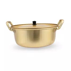 찌개포트 업소용 데일리키친 국산 노란 양은 26cm