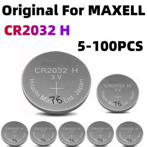 CR2032 H 5 00PCS Maxell CR2032H 240mAh 3V 버튼 배터리 용 기존 배터리는 컴퓨터 마더 보드 배터리는 CR2032를 체 할