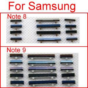 1lot 3pcs 볼륨 전원 버튼 켜기 끄기 사이드 키 세트 플렉스 케이블 For SAMSUNG 호환 Galaxy Note 8 N950 N950F Note 9 N960F 수리 부품