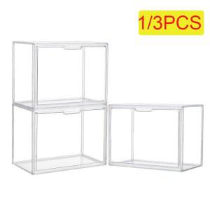 아크릴케이스 13PCS 그림에 수납장 대용량 신발 박스 쇼케이스 블라인드 가방 메이크업 상자 아크릴 지우기