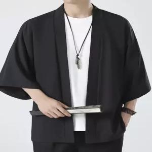 유카타 남자 가디건 홈웨어 빅사이즈 여름 그라데이션