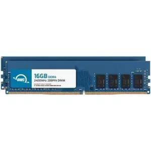OWC 32GB(2x16GB) DDR4 2400MHZ PC4-19200 CL17 2RX8 UDIMM 1.2V 288핀 데스크탑 메모리 RAM 업그레이드 PC