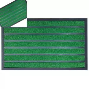 현관매트 고무바닥매트 녹색매트 750x450x8mm 현관바닥매트 미끄럼방지발판 야외바닥매트 출입구바닥매트