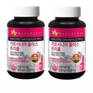[메이플트리] 가르시니아 플러스트리플 800mgx112정 1+1 총2개 총224정 가족건강 학교