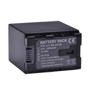 Batmax 4450mAh BN VG138 BN VG138 BNVG138 배터리 JVC GZ E10 E100 E245 E265 E565 E575 GX1 G3X G5 GX8 EX210 EX250AC