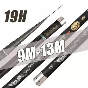 낚시대수리 9M10M11M12M13M 19H Superhard 초경량 고 탄소 핸드 낚시대 스트림 폴 잉어