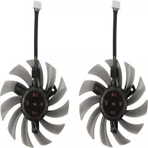 InRobert 75mm GA81S2U DC 12V 0.38A 4핀 쿨러 팬 비디오 카드 Zotac GTX 970 듀얼 그래픽 DIY 교체품