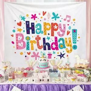 [RIZPICK]감성데코 패브릭포스터 패브릭포스터제150 생일파티01