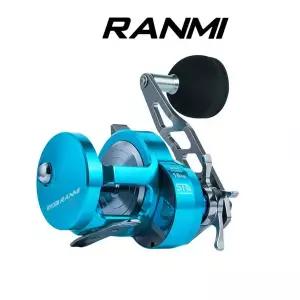 수심측정릴 RYOBI RANMI 지그 휠 드래그 16KG 81BB 금속 보트 바닷물 라운드 베이트캐스팅 낚시 릴