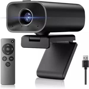 5W 스피커 및 마이크가 장착된 Yunonvon 웹캠 PC용 컴퓨터 USB 카메라 5X 디지털 줌 ePTZ 1080P 개인정보