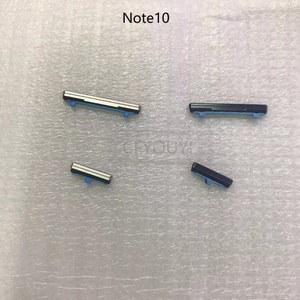 삼성 호환 갤럭시 호환 노트 10 N970 사이드 키 전원 버튼 볼륨 버튼 교체 부품용 2 세트