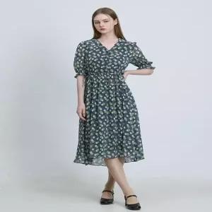 [르샵][르샵(LeShop)] 카라 도트 플라워 원피스 (택가격 229000원)