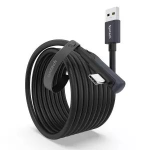Syntech 링크 케이블 16 FT Meta Oculus Quest 3 Quest2 ProPico4 액세서리 및 PCSteam VR과 호환 가능 고