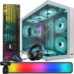 MTG 쿠노 게이밍 타워 PC - 인텔 코어 i5-8세대 GTX 1660S 6GB 192비트 ARGB 램 Nvme RGB 게이머 번들 콤보