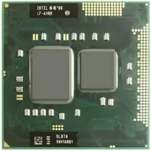 인텔 코어 i7-640M CPU 듀얼 4M 2.8GHz SLBTN 소켓 G1 노트북 프로세서에 적합