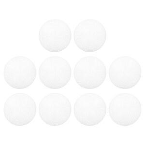패티킬 플라스틱 메쉬 캔버스 시트, 자수 DIY 북마크 컵 매트, 흰색, 원형을 위한 10Pcs 4.49인치 크로스 니들워크 빈 실 제작