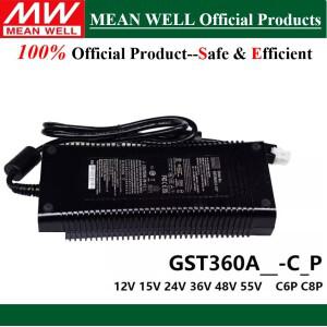 민웰 360W AC-DC 어댑터 GST360A24-C6P