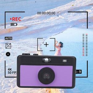 즉석 사진기 12MP 카메라 레트로 미러리스 라이트 96인치 컬러 스크린 필름 형태 물리적 뷰파인더 탑재