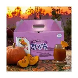 브로딘 늙은 호박즙 붓기 임산부 산후 산모 주스 100ml 100팩 선물세트 모임 한가위 추석 가족 친정