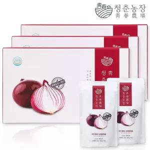 청춘농장 무안 자색 양파즙 3박스 총 90포 선물세트 시댁 부모님 한가위 가족 추석