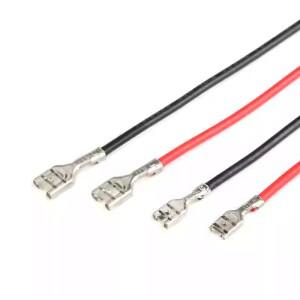 4.8MM 6.3MM 스프링 고정 슬리브가  터미널 와이어 - 퀵 커넥트 187 250 전원 스위치 소켓 연장 코드