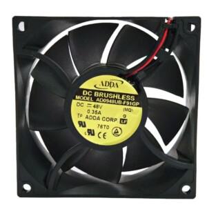 ADDA AD0948UB-F91GP DC 48V 0.35A 92x92x38mm 2선 서버 냉각 팬