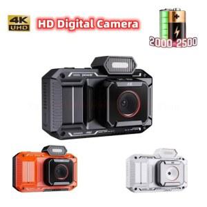 즉석 사진기 48M HD 디지털 카메라 인치 IPS 스크린 인스턴트 사진 18X 듀얼 휴대용 어린이 캠코더