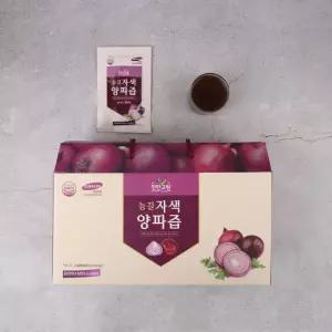 진안 무농약 자색 양파즙 80ml 30팩 선물세트 설날 모임 가족 추석 시댁