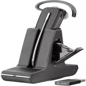 Plantronics - Savi 8245 UC- 무선 DECT 싱글 인이어(모노) 컨버터블(3가지 착용 스타일)-노이즈 캔슬링