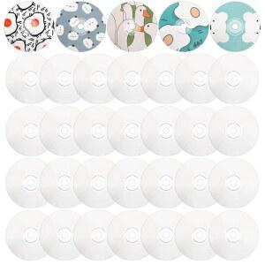 데코레이션 에스테틱을 위한 50개의 클리어 CD, 페인팅을 위한 투명 원형 클리어 빈 디스크, 데코레이션 파티 용품을 위한 일반 CD, 벽 장식 DIY 공예품을 위한 제품