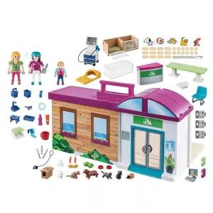 플레이모빌 시티 동물 병원 메디컬센터 역활놀이 키즈