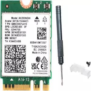 블루투스 5.2 인텔 AX200NGW M.2 2230/NGFF 키 A+E 모듈용 WiFi 6 무선 카드 노트북 PC Windows 10/11