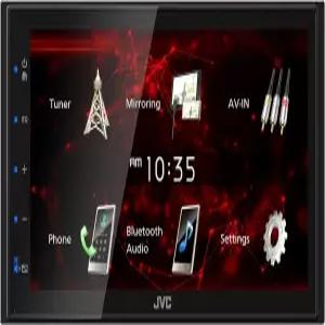 USB 포트가 있는 JVC KW-M180BT 블루투스 자동차 스테레오 수신기 - 6.75인치 터치스크린 디스플레이 AM/FM