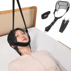 이어 홀 경추 견인 장치 조절 가능한 목 및 자세 교정기 머리 재조정 가정용 사무실 여행용 휴대용
