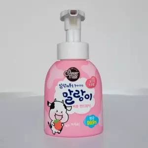 (힘찬)애경 샤워메이트 말랑카우 버블핸드워시 300ml 손세정제 거품비누 물비누 클리너 포밍
