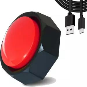 U-Like USB 녹음 가능 버튼 - 8MB 메모리 오디오 파일 업로드를 통해 나만의 만들기 100개 이상의 재생