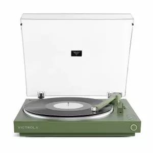 빅트롤라 Automatic 하이파이 턴테이블 LP 플레이어 블루투스 스피커 그린