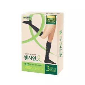 동국제약 센시안 메디슬리머 워크 허벅지 의료용 압박용밴드 1개 블랙 M-L