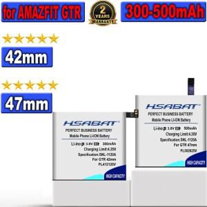 PL 412120 V PL 502625 Huami AMAZFIT GTR 42mm Ares Bip A1608 GTR 47mm 배터리용 V 300mAh~500mAh 배터리