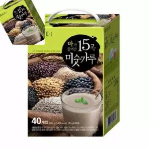 마가들어간 15곡 미숫가루 40T 1개입 곡물가루 식사대용쉐이크 잡곡미숫가루 아침쉐이크