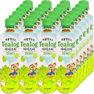 티로그 아이스티 제로 애플청포도 500ml 24개 1박스