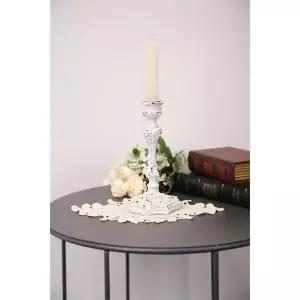 [인테리어가구][꼬떼따블] 엔틱 아이보리1구 캔들홀더 -K30783 (S5652757)
