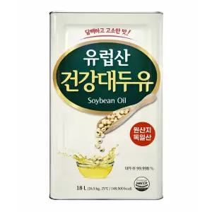 유럽산 대두유 18L