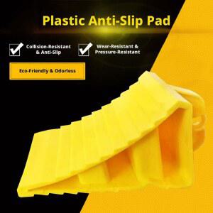 휴대용 자동차 초크 미끄럼 듀티 트럭 헤비 스톱 방지 타이어 트레일러 웨지 블록 주차