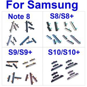 삼성 호환 Galaxy S8 S9 S10 Plus 용 켜기 끄기 전원 볼륨 + Bixby 버튼 SAMSUNG 호환 Note 8 수리 부품 용 사이드 키 버튼