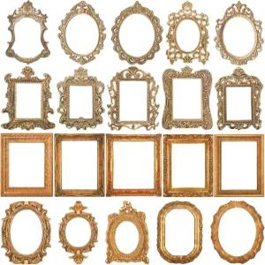 빈티지 프레임 스티커 60개 스크랩북 용품 정크 저널 웨딩 앨범 플래너 DIY 공예품 및 사진 장식용 20가지