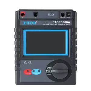 ETCR3800A 번개 보호 부품 테스터 SPD 배리스터 서지 미터 MOV GDT 측정용 50V-3000V 0-1000uA